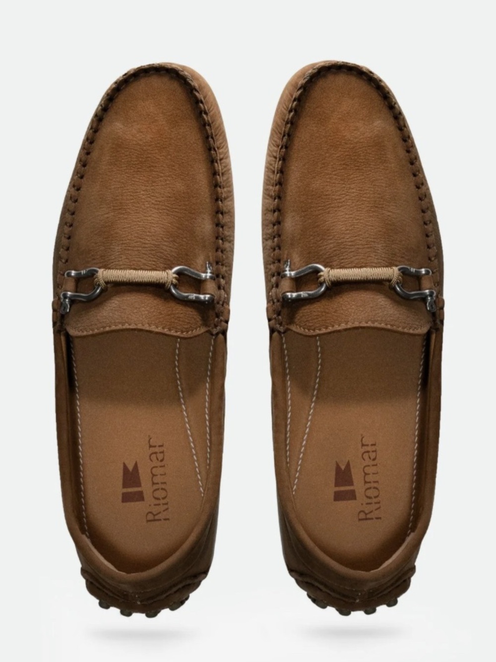 Men’s Riomar The Halyard Brown Suede Driving Loafers Size 11.5